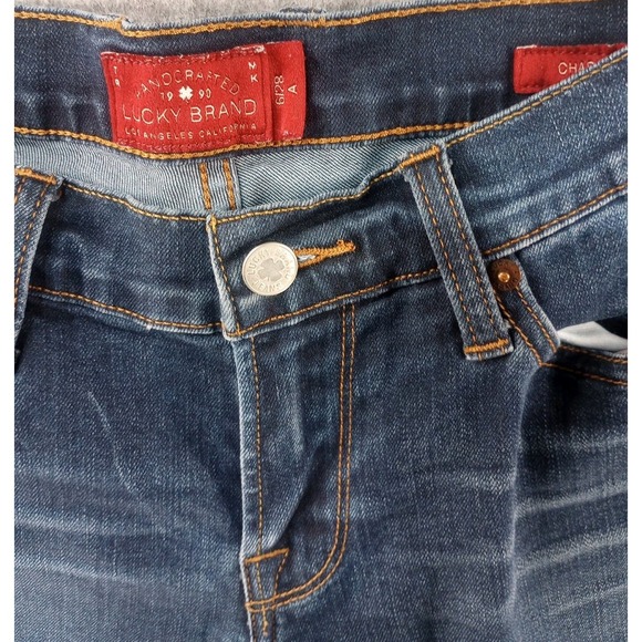 Lucky Brand Jeans Womens 6 / 28 Ankle Ava Skinny Dark Wash Blue - Picture 4 of 11